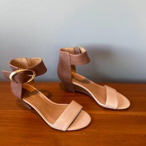 Nine West Nude Wedges